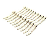 10 Silver Charms Antique Silver Plated Metal (22x5mm) G12362