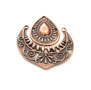 Antique Copper Charm Antique Copper Plated Metal (42x34mm) G12368