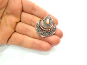 Antique Copper Charm Antique Copper Plated Metal (42x34mm) G12368