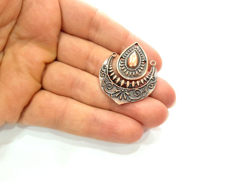 Antique Copper Charm Antique Copper Plated Metal (42x34mm) G12368