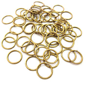 20 Circle Connector Findings Antique Bronze Connector Antique Bronze Plated Metal  (16mm) G12390