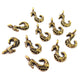 20 Seahorse Charm Antique Bronze Charms  (18x10mm) G12585