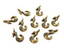 20 Seahorse Charm Antique Bronze Charms  (18x10mm) G12585