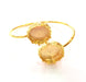 Gold Bangle Blanks Bracelet Blanks Cuff Blanks Adjustable Bracelet Blank Gold Plated Brass (20mm and 16mm Blanks ) G12597