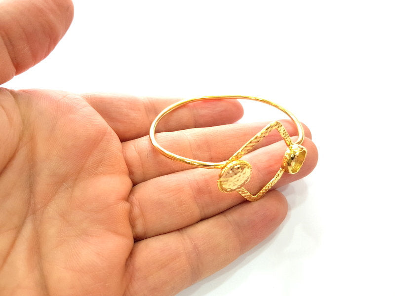 Gold Bangle Blanks Bracelet Blanks Cuff Blanks Adjustable Bracelet Blank Gold Plated Brass (10mm Blanks ) G12603