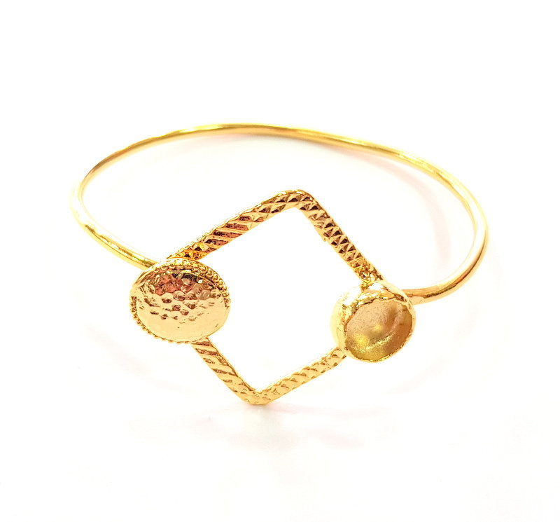 Gold Bangle Blanks Bracelet Blanks Cuff Blanks Adjustable Bracelet Blank Gold Plated Brass (10mm Blanks ) G12603