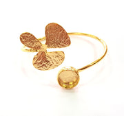 Gold Bangle Blanks Bracelet Blanks Cuff Blanks Adjustable Bracelet Blank Gold Plated Brass (13mm Blanks ) G12610