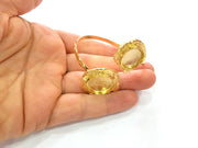 Gold Bangle Blanks Bracelet Blanks Cuff Blanks Adjustable Bracelet Blank Gold Plated Brass (20mm and 16mm Blanks ) G12628