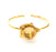 Gold Bangle Blanks Bracelet Blanks Cuff Blanks Adjustable Bracelet Blank Gold Plated Brass (15 mm Blanks ) G12696