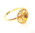 Gold Bangle Blanks Bracelet Blanks Cuff Blanks Adjustable Bracelet Blank Gold Plated Brass (16 mm Blanks ) G12718