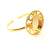 Gold Bangle Blanks Bracelet Blanks Cuff Blanks Adjustable Bracelet Blank Gold Plated Brass (25x18 mm Blanks ) G12724