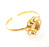 Gold Bangle Blanks Bracelet Blanks Cuff Blanks Adjustable Bracelet Blank Gold Plated Brass (16 mm Blanks ) G12725