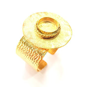 Gold Bangle Blanks Bracelet Blanks Cuff Blanks Adjustable Bracelet Blank Gold Plated Brass (19mm Blanks ) G12750