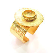 Gold Bangle Blanks Bracelet Blanks Cuff Blanks Adjustable Bracelet Blank Gold Plated Brass (19mm Blanks ) G12750