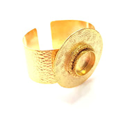 Gold Bangle Blanks Bracelet Blanks Cuff Blanks Adjustable Bracelet Blank Gold Plated Brass (19mm Blanks ) G12750