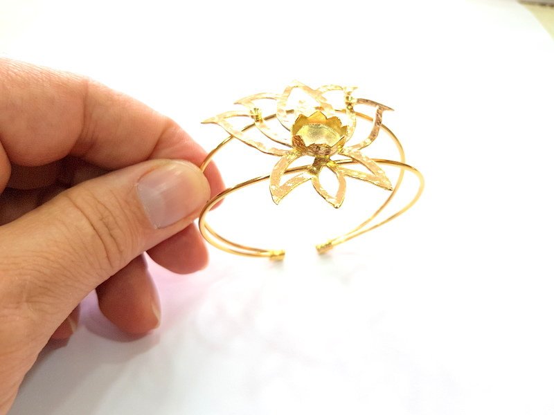 Gold Bangle Blanks Bracelet Blanks Cuff Blanks Adjustable Bracelet Blank Gold Plated Brass (12 mm Blanks ) G12758