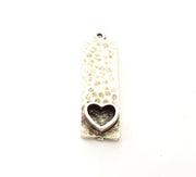 Hammered Base Blank inlay Blank Earring Base Resin Blank Mosaic Mountings Antique Silver Plated Metal (8x6 mm) G13690