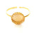 Gold Bangle Blanks Bracelet Blanks Cuff Blanks Adjustable Bracelet Blank Gold Plated Brass (25 mm Blanks ) G12779