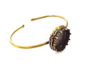 Bangle Blanks Antique Bronze Bracelet Blanks Cuff Blanks Adjustable Bracelet Blank Antique Bronze Plated Brass (20mm Blanks) G12860