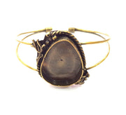 Bangle Blanks Antique Bronze Bracelet Blanks Cuff Blanks Adjustable Bracelet Blank Antique Bronze Plated Brass (30x22mm Blanks) G12861