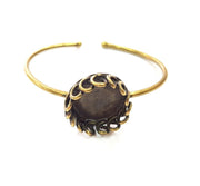 Bangle Blanks Antique Bronze Bracelet Blanks Cuff Blanks Adjustable Bracelet Blank Antique Bronze Plated Brass (20mm Blanks) G12863