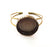 Bangle Blanks Antique Bronze Bracelet Blanks Cuff Blanks Adjustable Bracelet Blank Antique Bronze Plated Brass (35mm Blanks) G12868