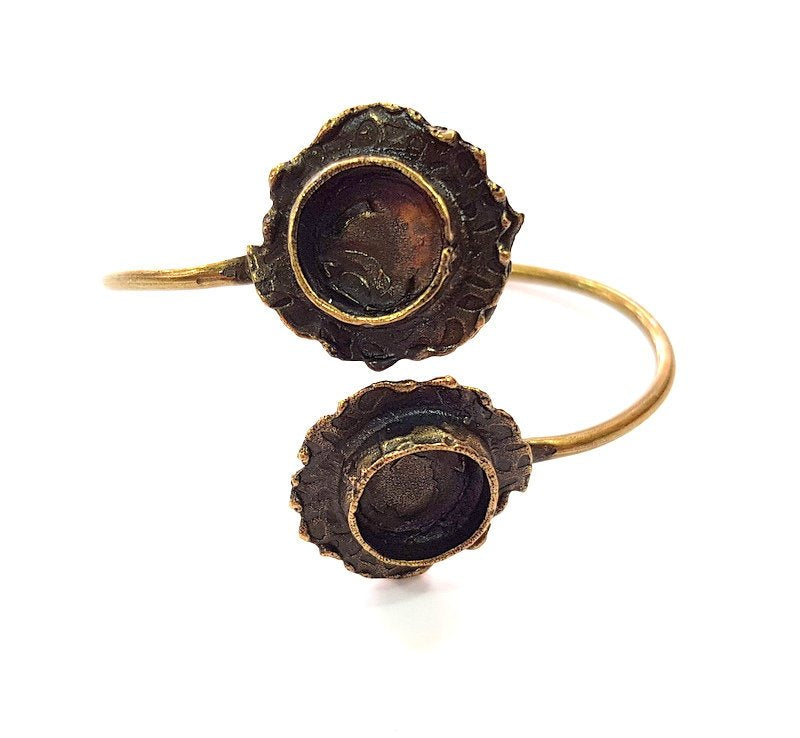 Bangle Blanks Antique Bronze Bracelet Blanks Cuff Blanks Adjustable Bracelet Blank Antique Bronze Plated Brass (13mm Blanks) G12869
