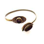 Bangle Blanks Antique Bronze Bracelet Blanks Cuff Blanks Adjustable Bracelet Blank Antique Bronze Plated Brass (16mm and 10mm Blanks) G12873