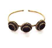 Bangle Blanks Antique Bronze Bracelet Blanks Cuff Blanks Adjustable Bracelet Blank Antique Bronze Plated Brass (10mm Blanks) G12874