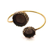 Bangle Blanks Antique Bronze Bracelet Blanks Cuff Blanks Adjustable Bracelet Blank Antique Bronze Plated Brass (20mm and 16mm Blanks) G12875