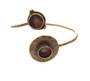 Bangle Blanks Antique Bronze Bracelet Blanks Cuff Blanks Adjustable Bracelet Blank Antique Bronze Plated Brass (10mm Blanks) G12888