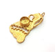 Raw Brass Pendant Blank Mosaic Base Blank inlay Blank Necklace Blank Resin Blank Mountings Cabochon Bezel Base  (10mm blank) G12892