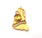 Raw Brass Pendant Blank Mosaic Base Blank inlay Blank Necklace Blank Resin Blank Mountings Cabochon Bezel Base  (10mm blank) G12892