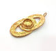 Raw Brass Pendant Blank Mosaic Base Blank inlay Blank Necklace Blank Resin Blank Mountings Cabochon Bezel Base  (10mm blank) G12901