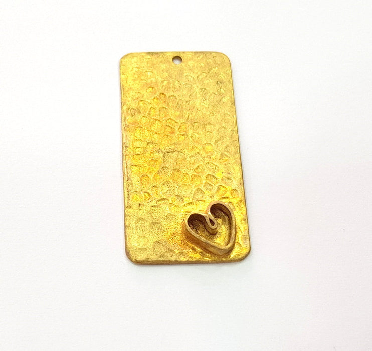 Raw Brass Pendant Blank Mosaic Base Blank inlay Blank Necklace Blank Resin Blank Mountings Cabochon Bezel Base  (9x7mm blank) G12910