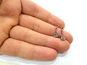 30 Violin Charm Antique Copper Charm Antique Copper Plated Metal (17x5mm) G13742