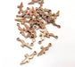 20 Bird Charm Antique Copper Charm Antique Copper Plated Metal (24x9mm) G13745