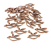 20 Bird Charm Antique Copper Charm Antique Copper Plated Metal (19x16mm) G13748