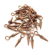 10 Antique Copper Charm Antique Copper Plated Metal (31x8mm) G13751