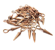 10 Antique Copper Charm Antique Copper Plated Metal (31x8mm) G13751