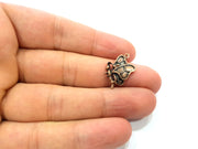 10 Butterfly Charm Antique Copper Charm Antique Copper Plated Metal (22x14mm) G13799