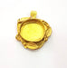 Raw Brass Pendant Blank Mosaic Base Blank inlay Blank Necklace Blank Resin Blank Mountings Cabochon Bezel Base  (25mm blank) G12941
