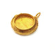 Raw Brass Pendant Blank Mosaic Base Blank inlay Blank Necklace Blank Resin Blank Mountings Cabochon Bezel Base  (20mm blank) G12942