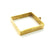 Raw Brass Pendant Blank Frame Bezel Base  (25mm blank) G12961