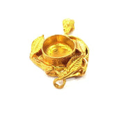 Raw Brass Pendant Blank Mosaic Base Blank inlay Blank Necklace Blank Resin Blank Mountings Cabochon Bezel Base  (15mm blank) G12962