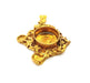 Raw Brass Pendant Blank Mosaic Base Blank inlay Blank Necklace Blank Resin Blank Mountings Cabochon Bezel Base  (20mm blank) G12969
