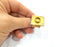 Raw Brass Ring Blank Bezel Settings Cabochon Base Mountings Adjustable Resin Blank  (10mm blank ) G12972