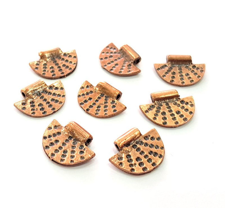 10 Antique Copper Charm Antique Copper Plated Metal (18x13mm) G13030