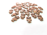 20 Owl Charm Antique Copper Charm Antique Copper Plated Metal (18x10mm) G13033