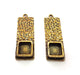 2 Antique Bronze Pendant Blank inlay Blank Mosaic Blank Resin Blank Bezel Base Setting Mountings Antique Bronze Plated(10x10mm blank) G13848